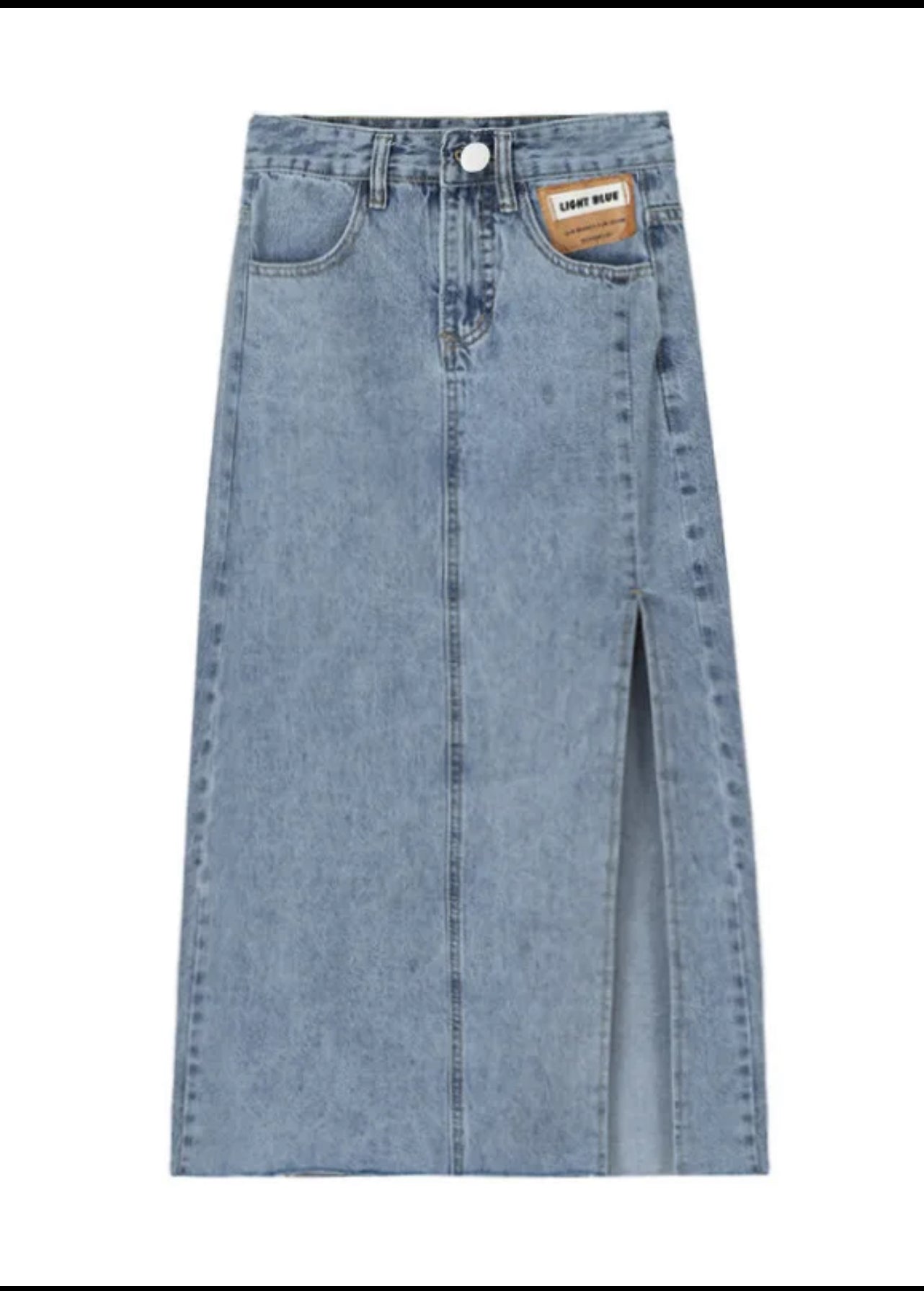 "Double Dare" Jean Skirt